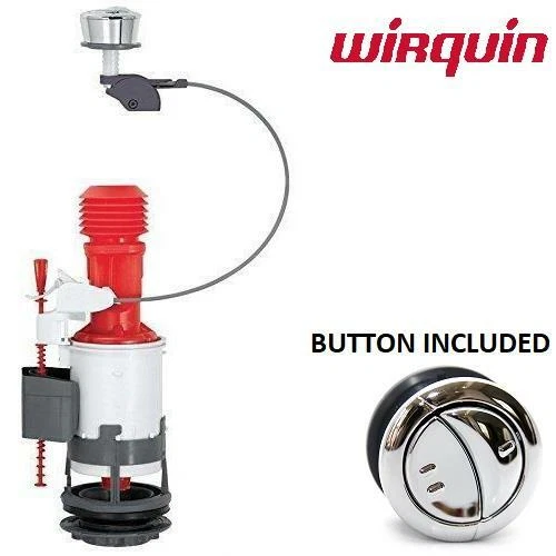 WIRQUIN 10120446 1 1/2" Jollyflush Toilet Dual Flush Valve with Push Button £19.94 PicClick UK