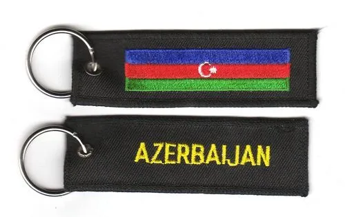 Schlüsselanhänger Aserbaidschan Anhänger Fahne Flagge