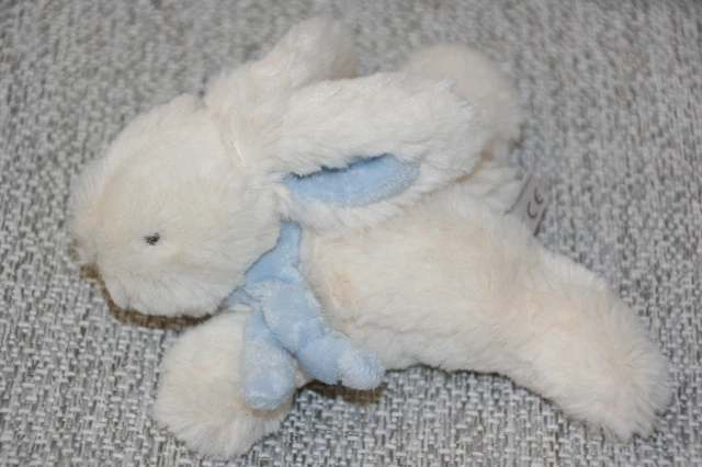 Jacadi Idem Doudou Et Compagnie Doudou Lapin Bonbon Blanc Echarpe Bleu Kom9