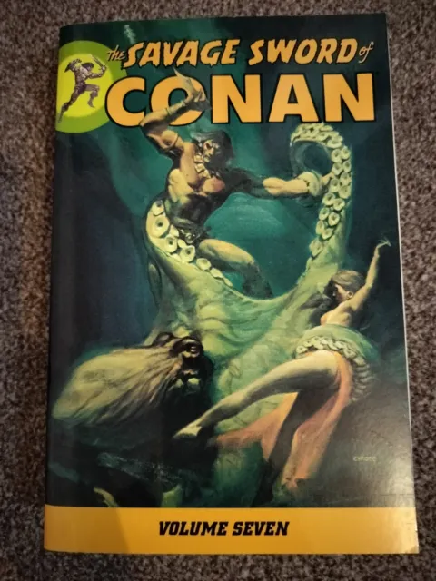 Savage Sword Of Conan Volume 7 by Robert E Howard (Paperback 2010) Dark Horse.