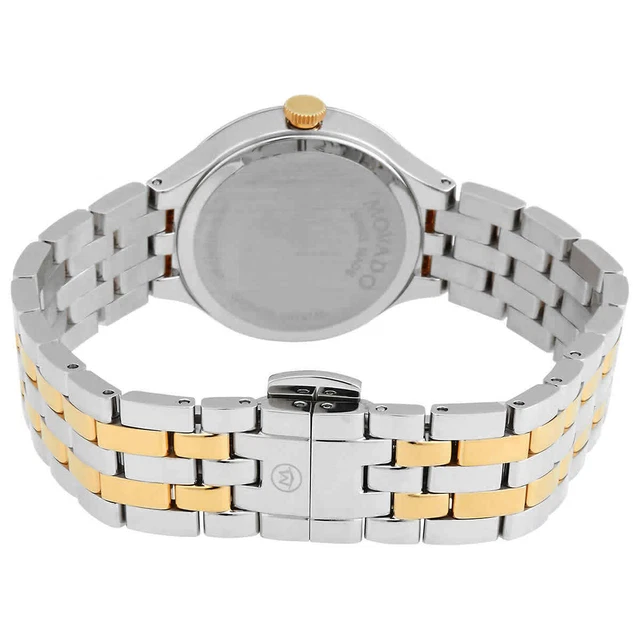 Orologio Donna Movado Veturi Quarzo Nero Quadrante Museo Bicolore 0607419 3