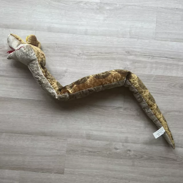 DISNEY STORE JUNGLE Book Kaa Python Snake Plush Stuffed Animal Toy Rare ...