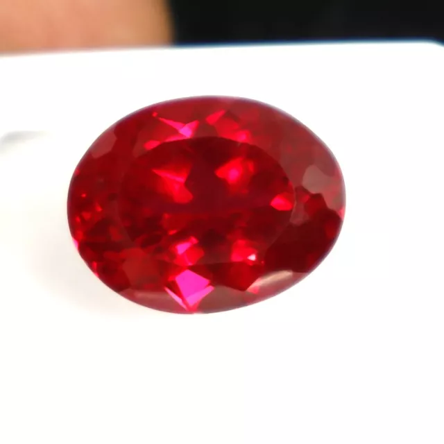 11.00 Ct AAA Natural Mozambique Blood Red Ruby  GIE Certified Loose Cut Gemstone