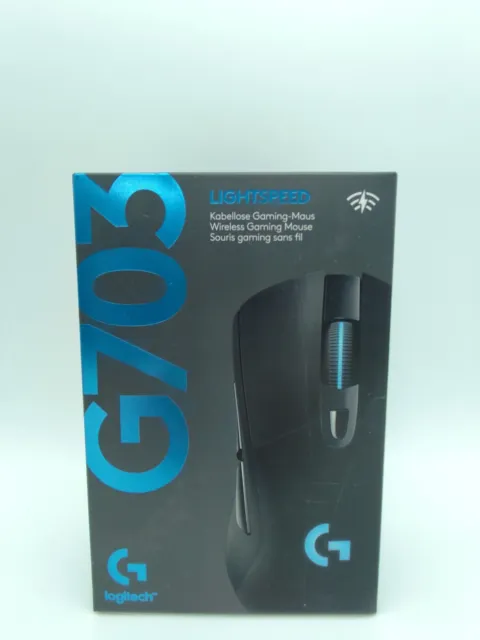 Logitech G703 LIGHTSPEED kabellose Gaming Maus mit HERO 25K DPI Sensor