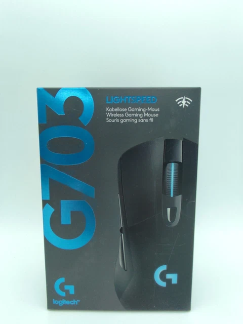 Logitech G703 LIGHTSPEED kabellose Gaming Maus mit HERO 25K DPI Sensor