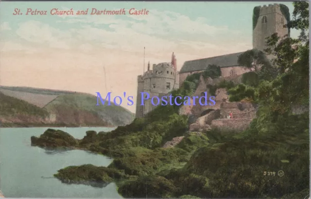 Devon Postcard - Dartmouth Castle & St Petrox Church  DC2022