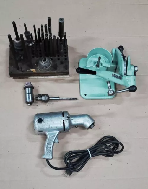 Kwik-Way Valve Seat Grinder with Accessories SSG