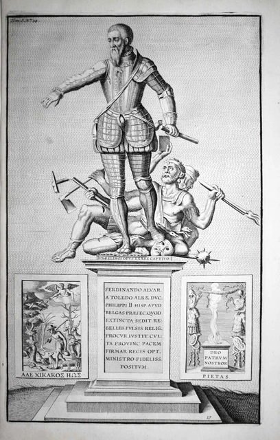 FERNANDO ALVAREZ DE Toledo Alba Pimentel Portrait Kupferstich engraving