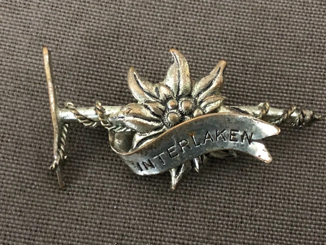 Insigne émaillé Ecole De Ski De Gstaad - Badge Sport Suisse Vintage