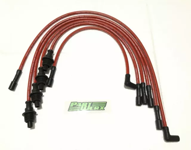 10mm Performance Race Red HT Ignition Leads for Peugeot 205 GTi 309 GTi 1.9