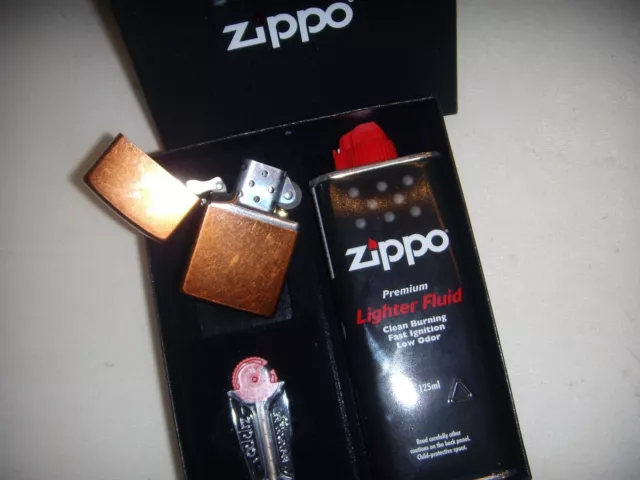 ZIPPO ORIGINALE KIT COMPLETO RARO EDIZIONE LIMITATA made in USA NUOVO SCATOLA