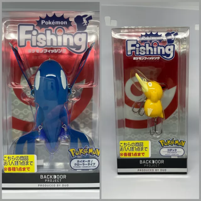 Pikachu Kyogre Crawler Pokemon Lure Duo Fishing Slow Jitter Type Japan 2  set