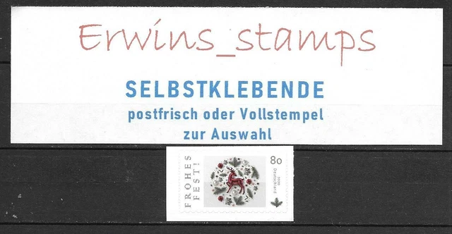 44279 Bund 2.November 2020 Mi.-Nr.: 3575 selbstklebend postfrisch VOLLSTEMPEL