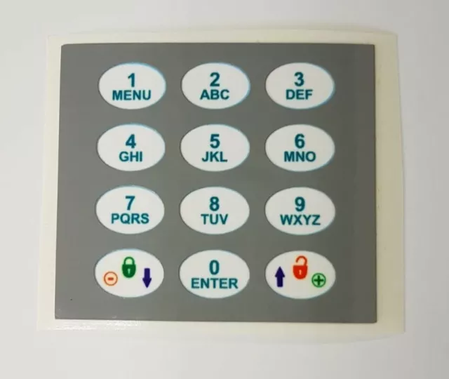 2 Stück ABUS Home Tec CFT 1000 KEYPAD Reparatur-Folie