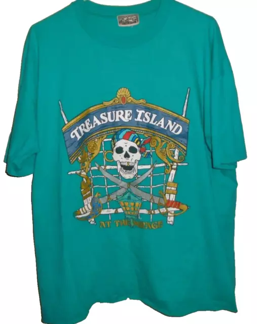 vintage 1990s Treasure Island Las Vegas Casino t shirt XL