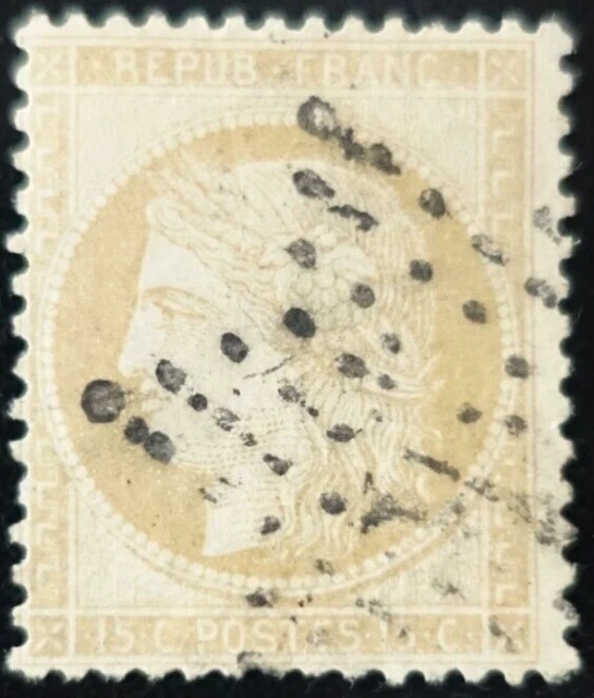 Timbre France Cérès N°59 Neuf ** - Sans Trace De Charnière - Signé - émission Avant 1900