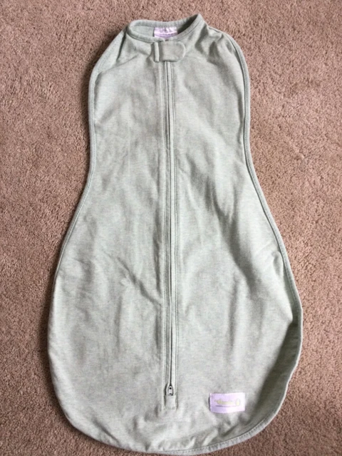 Woombie Original Sleep Sack Baby Swaddle 3m-6m  14-19 lbs Green NWOT