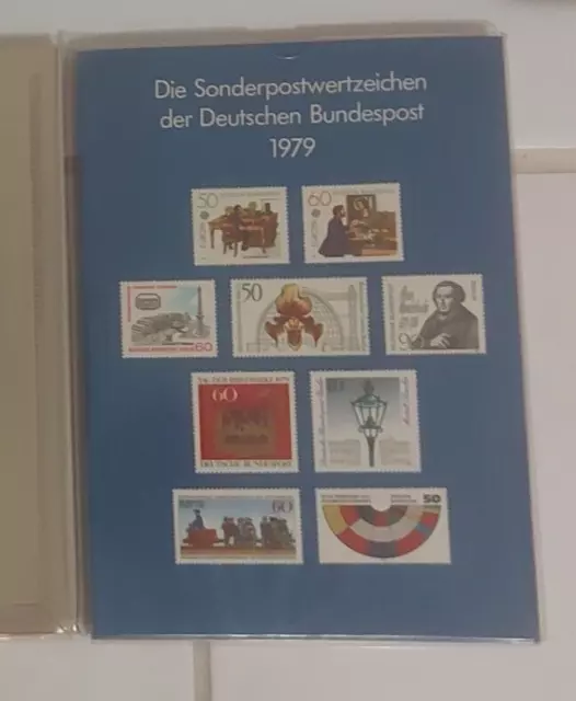 1 x Die Sonderpostwertzeichen der Deutschen Bundespost 1979