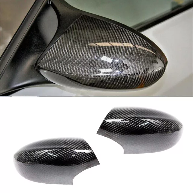 Carbon Fiber Rearview Mirror Cover Cap Fit for BMW M3 E90 E92 E93 fr 2008-2013 Z