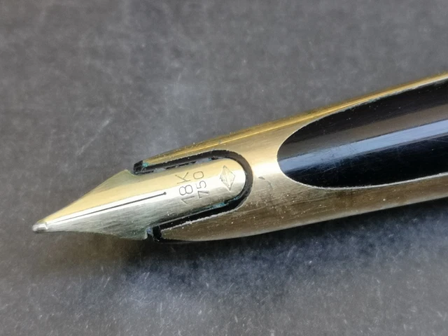 Stylo Plume Waterman Forum Vintage Années 80/90 - Chrome - À Cartouches - Occasion, Voir Photos