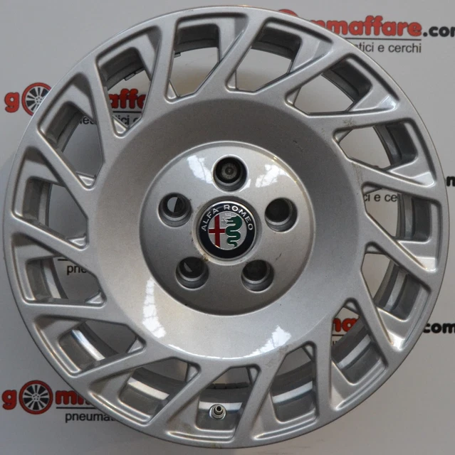 Kit 4 Coprimozzi Originali Alfa Romeo 60mm - Nuovo Logo 2016, Per Giulietta, 159, Brera, Cerchi In Lega
