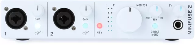 Arturia MiniFuse 2 USB-C Audio Interface - White