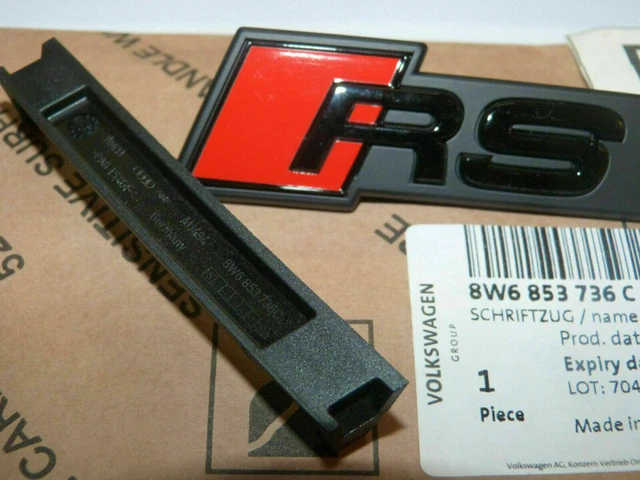 Audi 4M0071805 Lettrage Noir Calandre Exclusive Black Edition Emblem Pour SQ7 (4M) Facelift