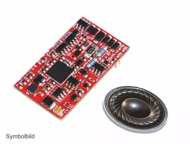 Piko Sound Decoder PSD XP 5.1 S BR V 200 mit Schalldämfer 2 Takt Motor PluX22 &