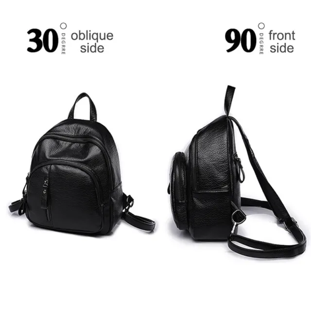 Soft PU Leather Backpack Women Vintage Shoulder Bag Ladies Mini Travel Backpack