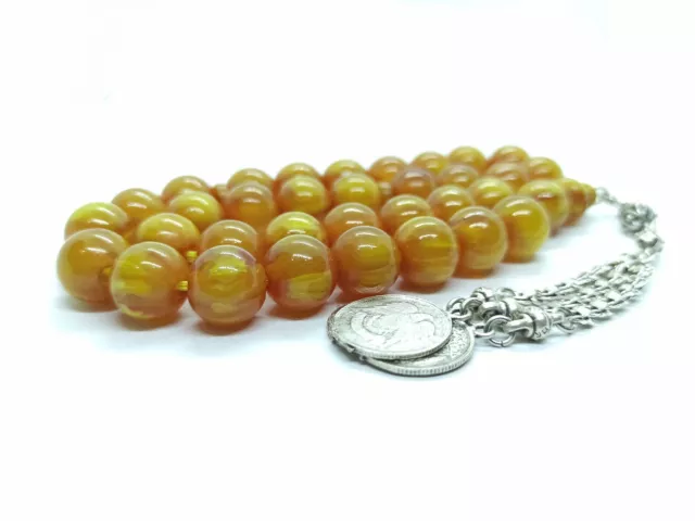 Amber Bakelite Sikma Kehribar Tesbih tasbih prayer beads Islam misky faturan 2