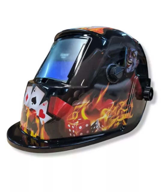 Hoteche Casco Maschera Per Saldatura a Cristalli Liquidi Vetro Autoscurante  LCD