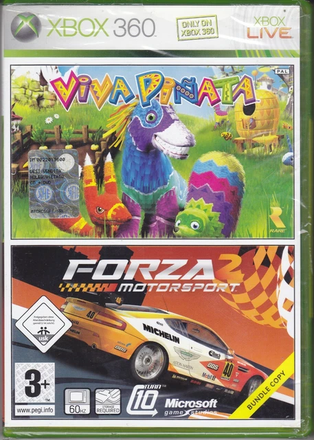 Xbox 360 Bundle VIVA PINATA + FORZA 2 MOTORSPORT nuovo sigillato italiano pal