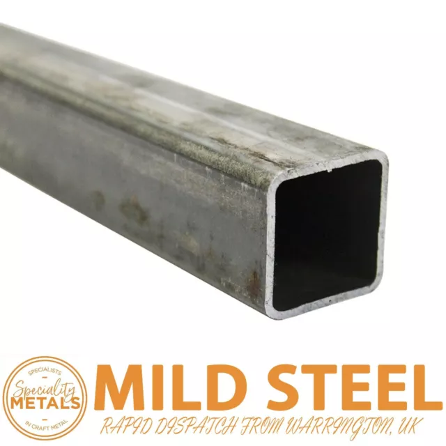 40mm x 40mm x 2.5mm MILD STEEL ERW BOX SECTION SQUARE HOLLOW 100mm to 2M LENGTHS