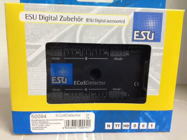 +++ ESU 50094 ECoSDetector Rückmeldemodul 50094