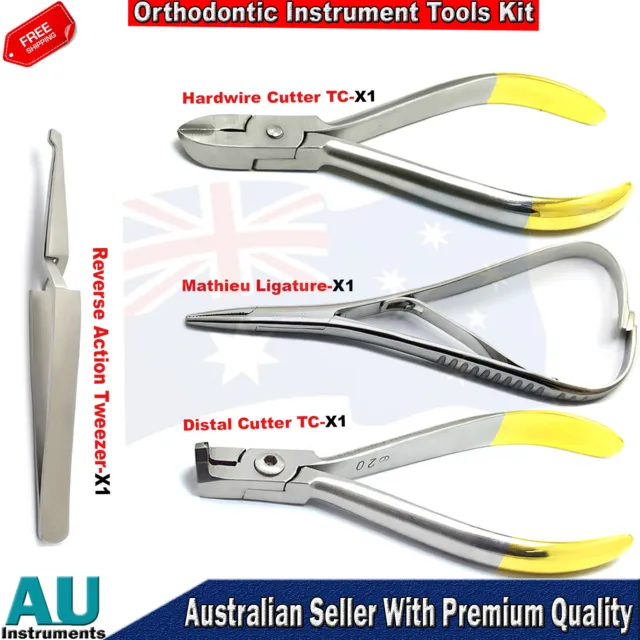 Orthodontic Surgical Tc Cutters Pliers Bracket Tweezers Mathieu Ligature Pliers