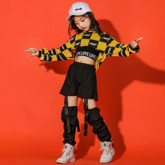 Costume Hip Hop Ragazza Street Dance Ragazze Hip-Hop Costume Street Dance Bambini