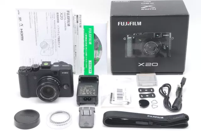 [Near MINT in Box] Fujifilm X Series X20 12.0MP Digital Camera Black From JAPAN