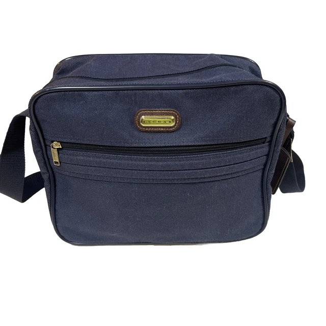 VINTAGE JAGUAR JCPENNEY Travel Bag Carry On Shoulder Strap Luggage