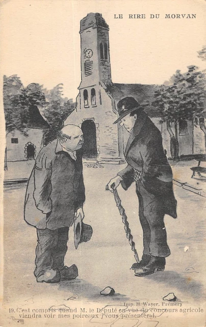 Cpa 58 Le Rire Du Morvan M.le Depute