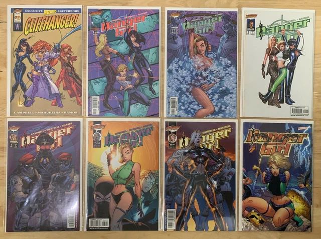 Danger Girl Complete Set (1st Print)  #1 - 7, +5 One Shots (1998) S.Campbell