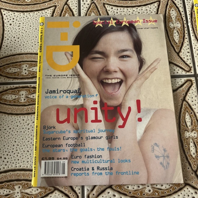 I-D MAGAZINE MAY 1993 Bjork Cover Vintage Issue From Japan EUR 201