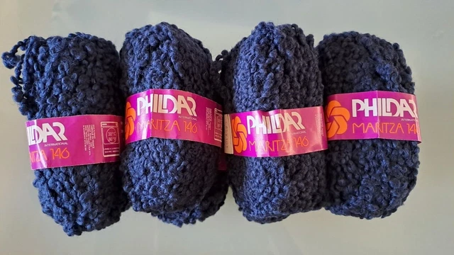 Phildar Gomitolo Di Lana Phil RAPIDO - 25% Lana Pettinata, 25% Acrilico, 50% Poliammide - Colore Marrone Praline (Ago N.7)