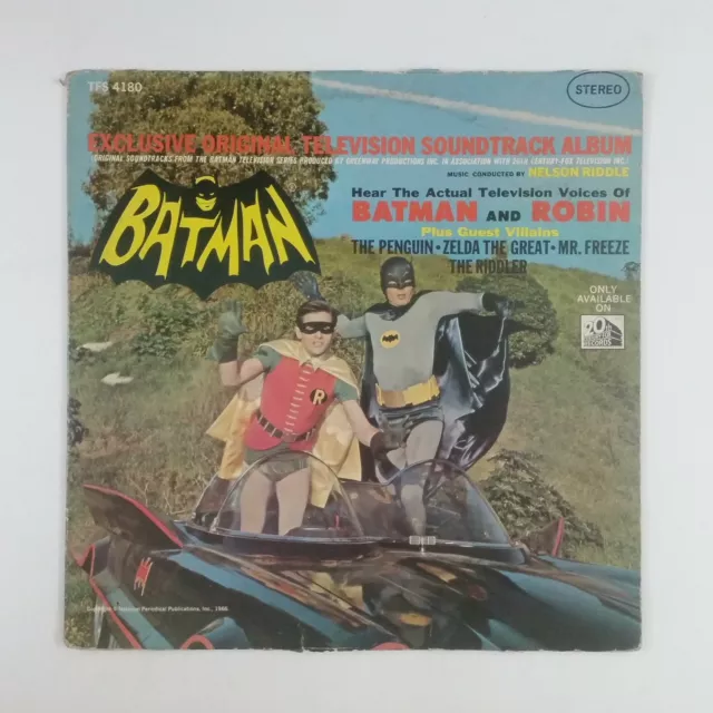 Nelson Riddle BATMAN THE MOVIE(1966) Limited Edition SOUNDTRACK OOP LaLa  Land CD