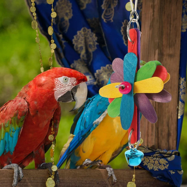1PC Vogel Klettern Spielzeug Budgie Spielzeug Vogel Biss Spielzeug 5