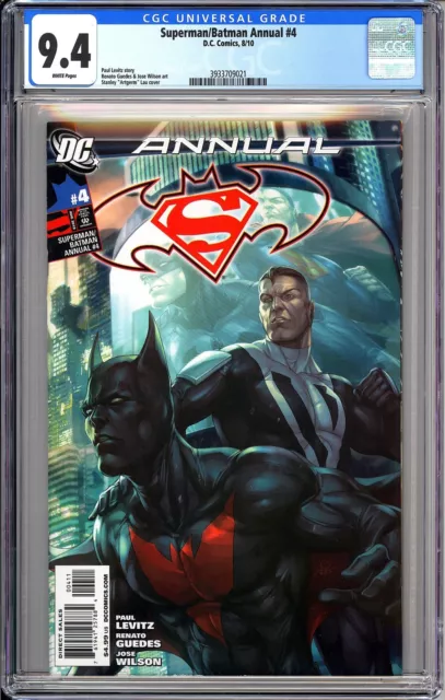 Superman/Batman Annual #4 CGC 9.4 2010 3933709021 Batman Beyond in DCU