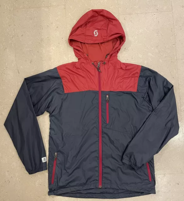 Outdoor Fahrrad jacke Scott Herren Gr.L Anthrazit Rot Neuwertig