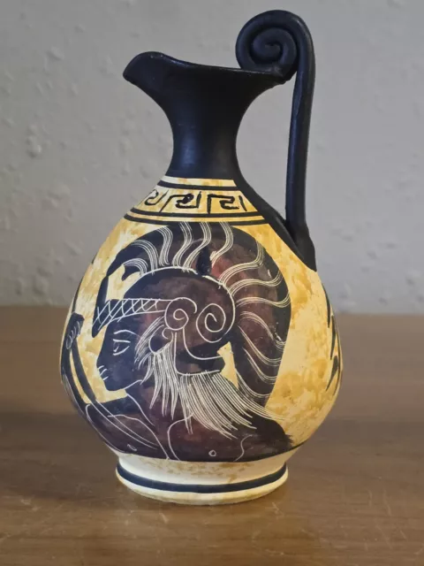 Greece Museum Copy Ceramic Hand Made Corinthian Period  Water Pitcher Vase