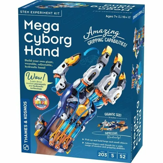 Thames & Kosmos Mega Cyborg Hand STEM Experiment Kit | Build Your Own