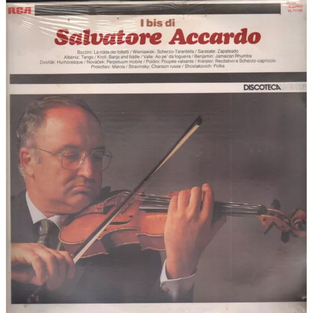 Salvatore Accardo LP Vinyl I Bis Di / Rca – VL71105 Versiegelt