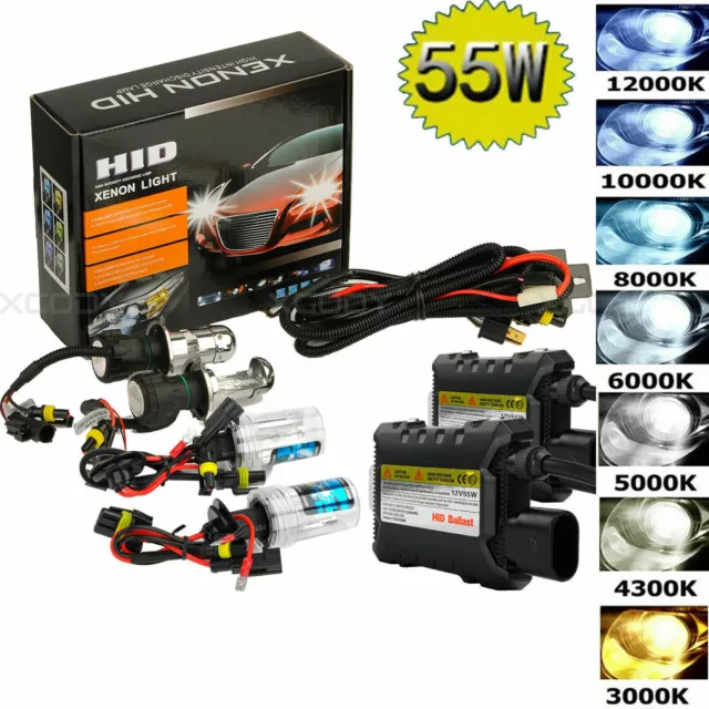 35W/55W H4 H7 H11 Xenon Hid Ersatz Umrüstkit Nachrüstsatz Scheinwerfer Glühbirne